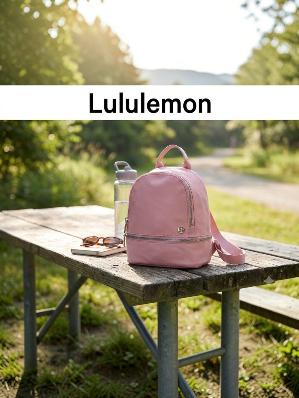 Lululemon Mini Backpack in Soft Pink